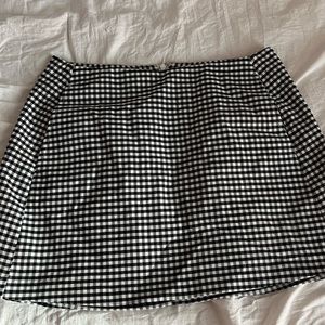 UO Gingham Mini Skirt